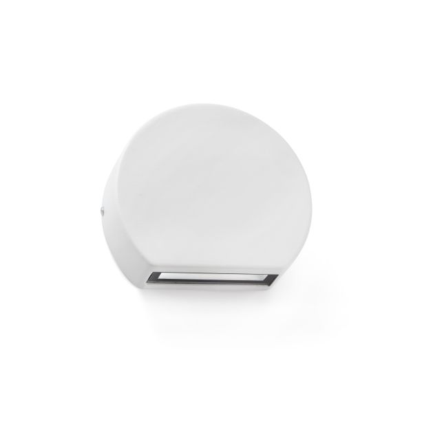Faro Pill - applique murale - 10 x 3 x 8,5 cm - 4W LED inclus - IP54 - blanc givré