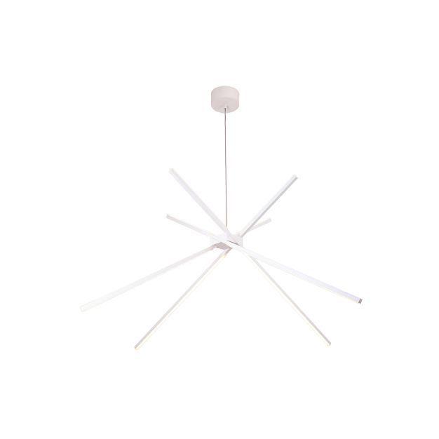 Maxlight Spider - lampe suspendue - Ø 114 x 200 cm - 33W LED inclus - blanc