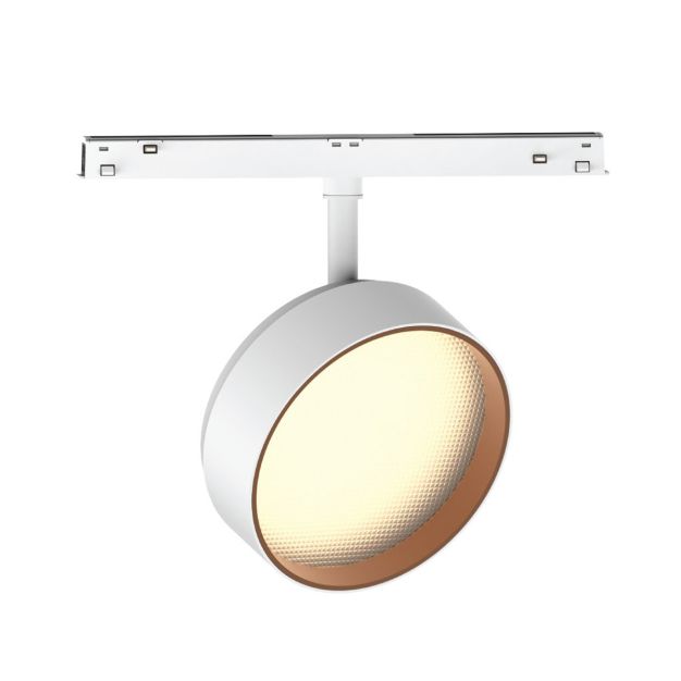 VK Lighting Eiva - système de rail magnétique - barre de rail - Ø 12 x 4,5 cm - 9W LED inclus - Dimmable DALI - blanc