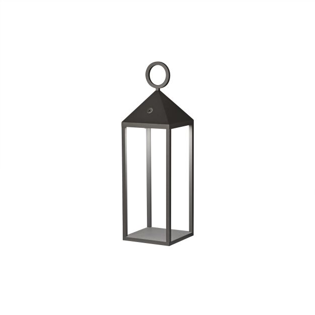 Faro Argus - lampes portables - 14 x 14 x 47 cm - 2W LED inclus - IP54 - gris foncé