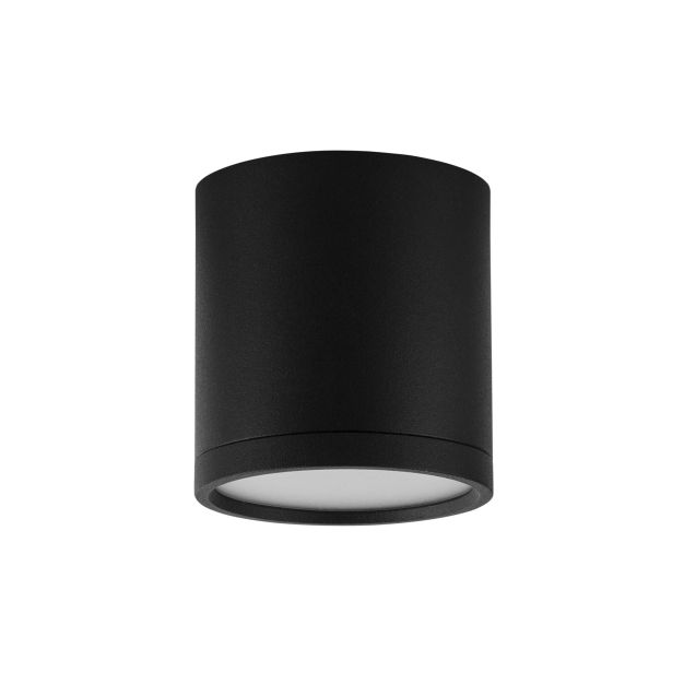 Nova Luce Garf - spot en saillie - Ø 7 x 7,5 cm - 7W LED inclus - noir sable