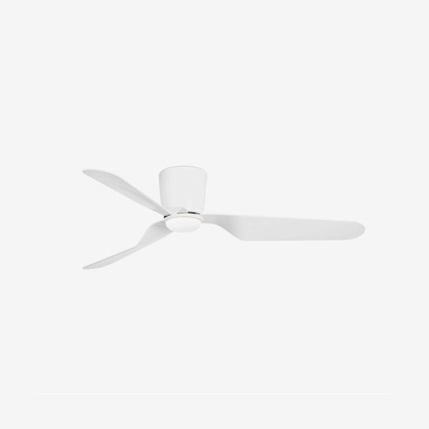 Faro Pemba - ventilateur de plafond avec lumière et télécommande - Ø 132 cm - 16W LED inclus - blanc