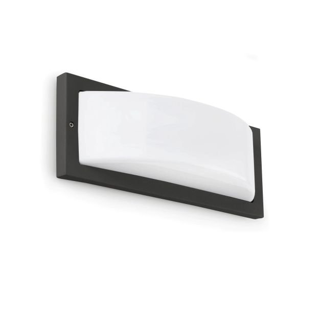 Faro Mol - applique murale - 34,8 x 13,7 x 11,3 cm - IP44 - gris foncé