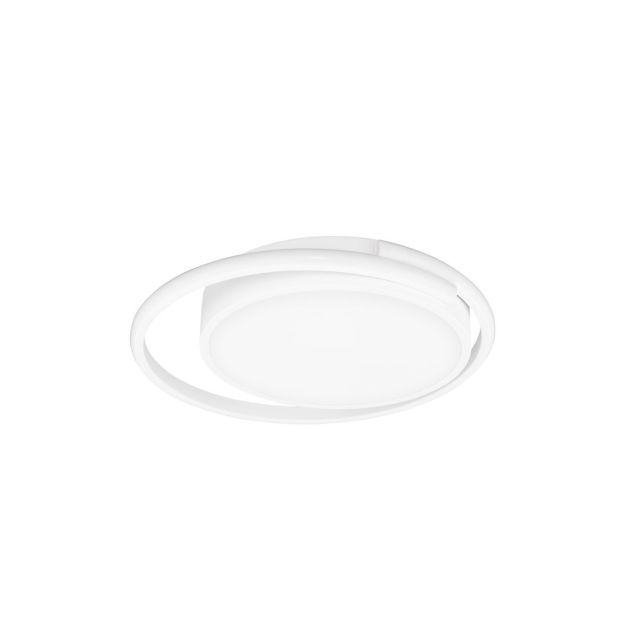 Nova Luce Odrey - plafonnier - Ø 40 x 5 cm - 22W LED inclus - blanc sable