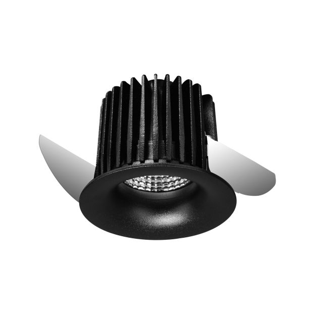 Nova Luce Gema - spot encastrable - Ø 82 mm, Ø 75 mm encastrable - 10W LED inclus - noir