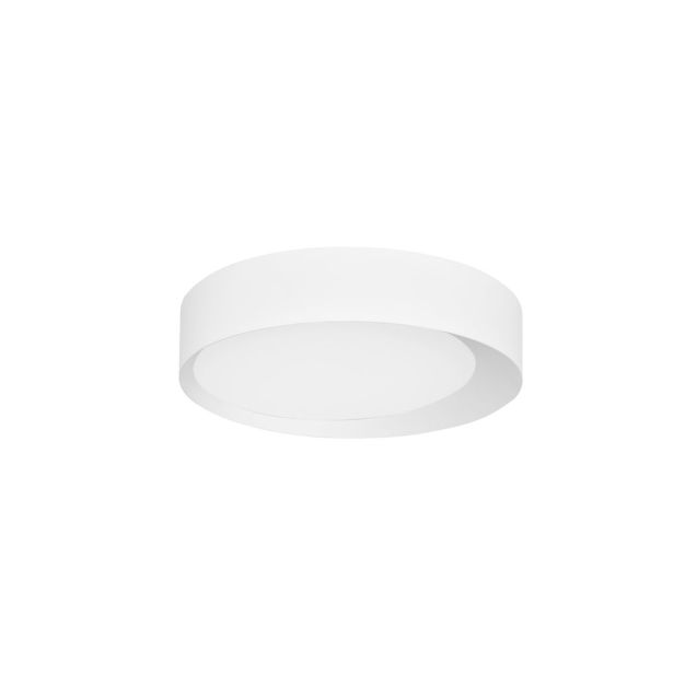 Nova Luce Oby - plafonnier - Ø 60 x 12 cm - 60W LED dimmable inclus - blanc sable