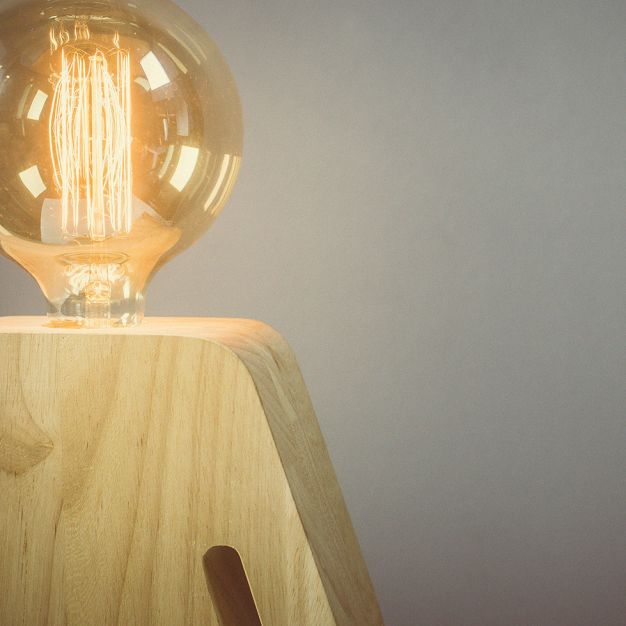 ETH Eve - lampe de table - 16 x 24 cm - brun