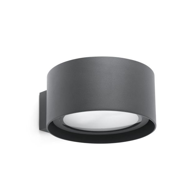 Faro Quart - applique murale - 23,8 x 21,8 x 10,7 cm - 30W LED incl. - IP65 - gris foncé
