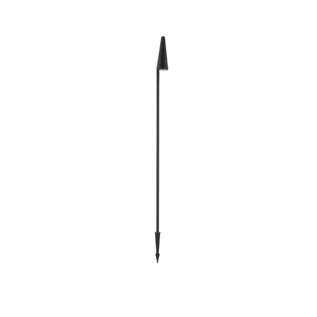Nova Luce Mabel - lampe de jardin sur pique - Ø 7,8 x 150 x 7,8 cm - 9W LED inclus - IP54 - anthracite foncé