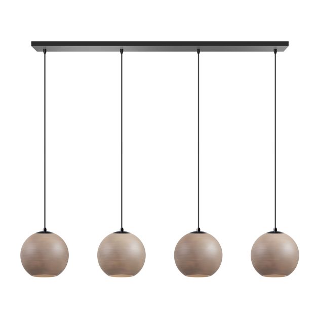 ETH Orb Saturn - suspension - 120 x 25 x  200 cm - noir et taupe