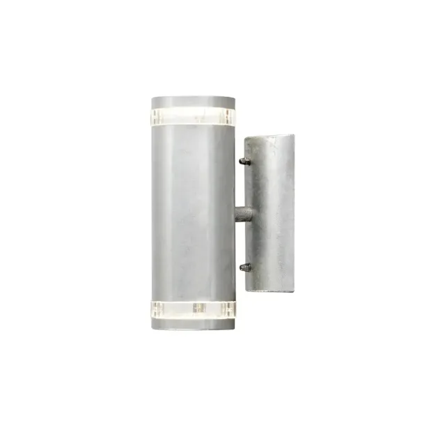 Konstsmide Modena Double – applique murale d'extérieur – 8,5 x 14,5 x 24 cm – IP44 – acier galvanisé