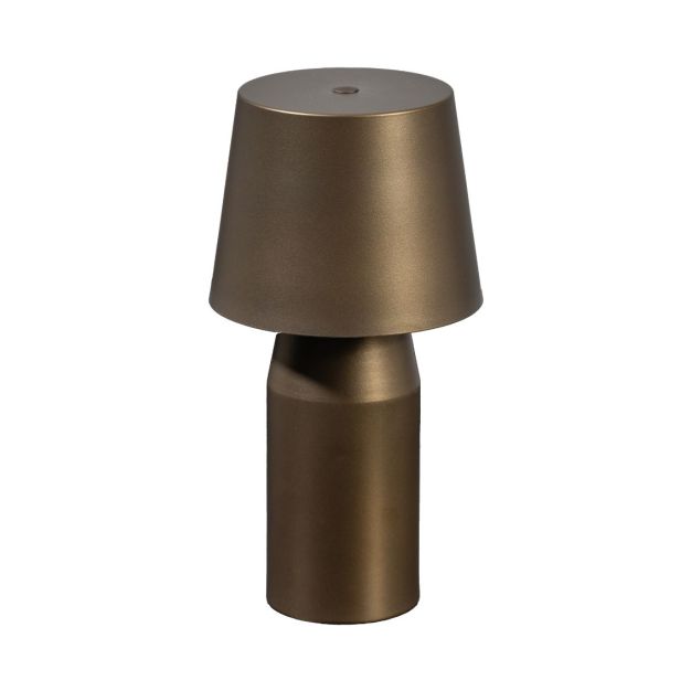 ETH Aron – lampe de table – Ø 11 x 26,9 cm – brun