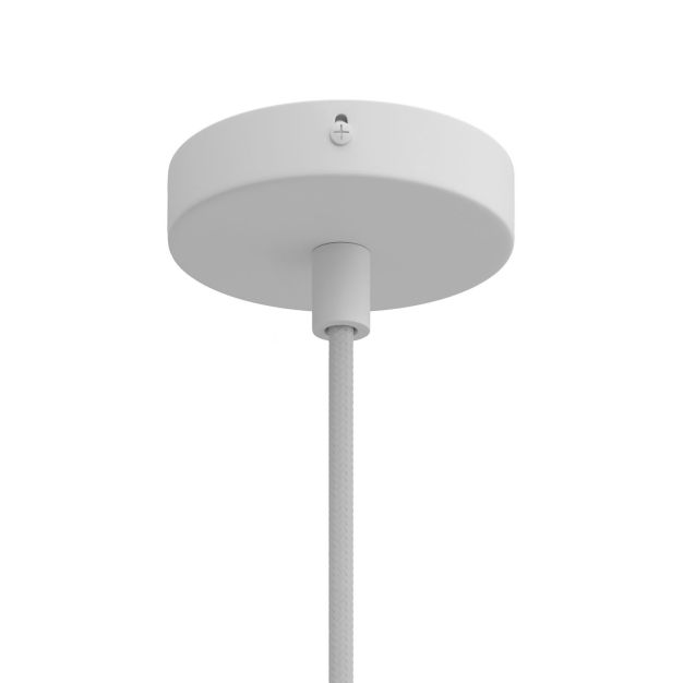Creative Cables Mini - rosace de plafond - Ø 8,3 x 2,5 cm - blanc