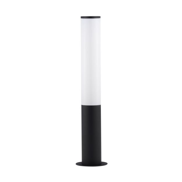 Nova Luce Tube - poteau de jardin - Ø 13 x 60 cm - 14W LED inclus - IP54 - noir sablé