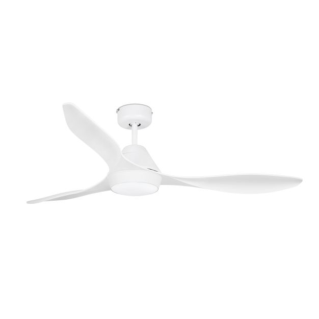 Faro Polaris - ventilateur de plafond avec lumière et télécommande - Ø 132 cm - 18W LED inclus - blanc