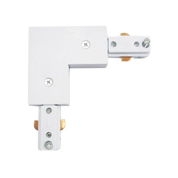 Nova Luce - Connecteur biphasé L - blanc