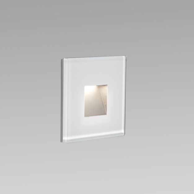 Faro Dart - applique encastrée - 8 x 3,6 x 8 cm - 2W LED inclus - IP65 - blanc mat