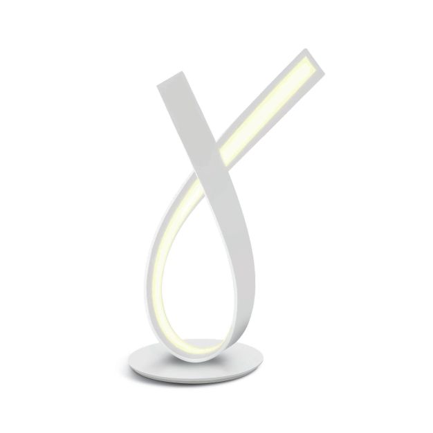 ONE Light Ribbon - lampe de table - Ø 16 x 36 cm - 10W LED inclus - blanc