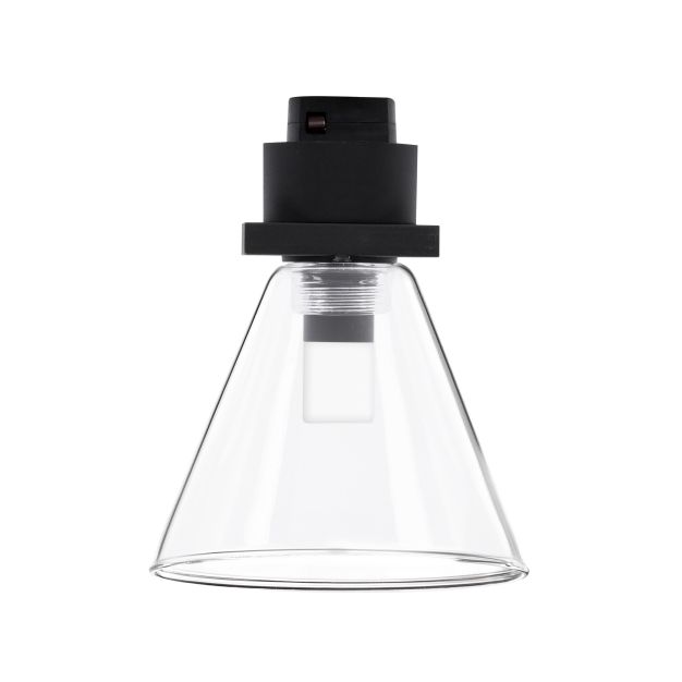 Nova Luce Oiko - luminaire pour système de profilés magnétiques - Ø 12 x 16,5 cm - 5W LED inclus - noir