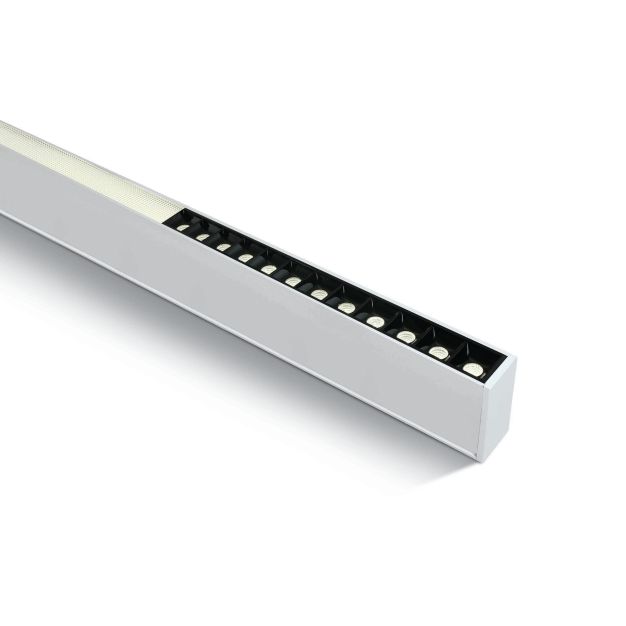 ONE Light LED Linear Profiles - plafonnier/ suspensions - 120 x 7 x 3,5 cm - 40W LED inclus - blanc - couleur de lumière blanche