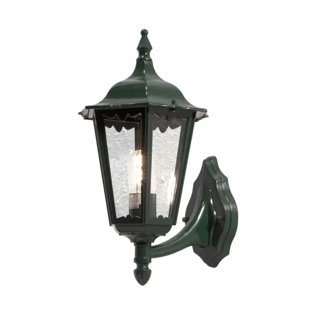 Konstsmide Firenze Up - applique murale d'extérieur - 23,5 x 30 x 44 cm - IP43 - vert brillant