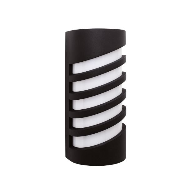 Nova Luce Lupo - applique murale extérieure - 11 x 8,5 x 25 cm - 10W LED inclus - IP65 - noir