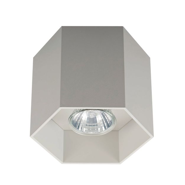 Zuma Line Polygon CL 1L - spot en saillie 1L - 12 x 10 cm - blanc