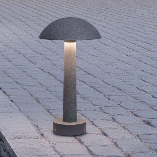 Nova Luce Tura - lampe de jardin - Ø 20 x 35 cm - 7W LED inclus - IP65 - noir