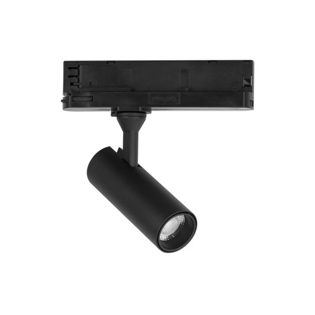Nova Luce West - Spot sur rail triphasé - 16 x 4 x 19 cm - 10W LED inclus - noir sable