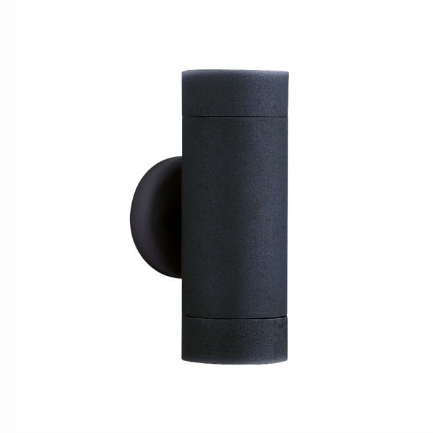 Searchlight Exeter - applique murale d'extérieur - 8 x 16 cm - IP44 - noir