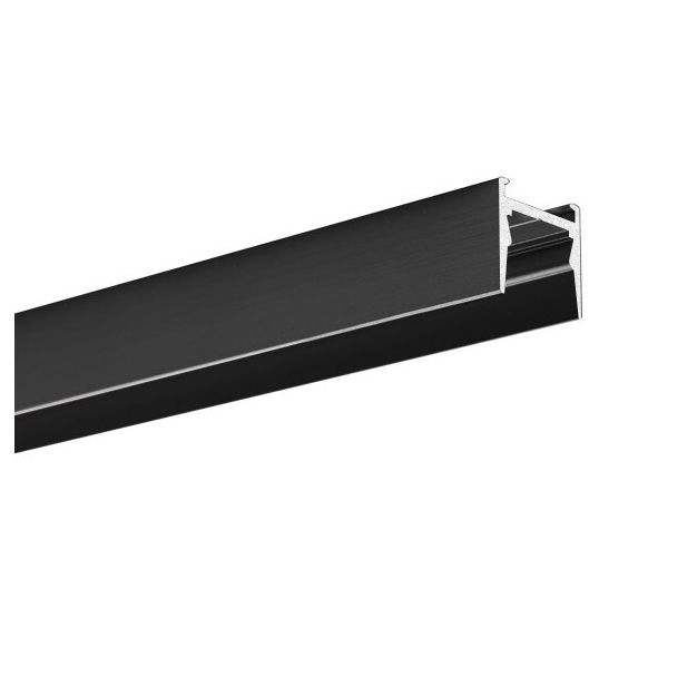 KLUS Micro-HG - Profilé LED pour un faisceau plus étroit - 1,6 x 1,5 cm - noir