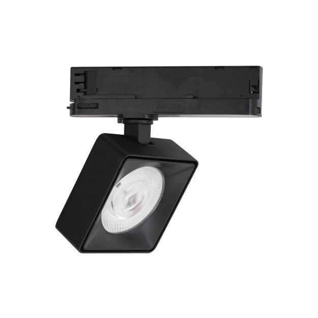 Nova Luce Roler - Projecteur sur rail triphasé - 9,5 x 9,5 x 15,5 cm - 20W LED inclus - noir sable