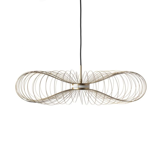 VK Lighting Synnefo - lampe suspendue - Ø 74 x 146,5 cm - 8W LED inclus - or