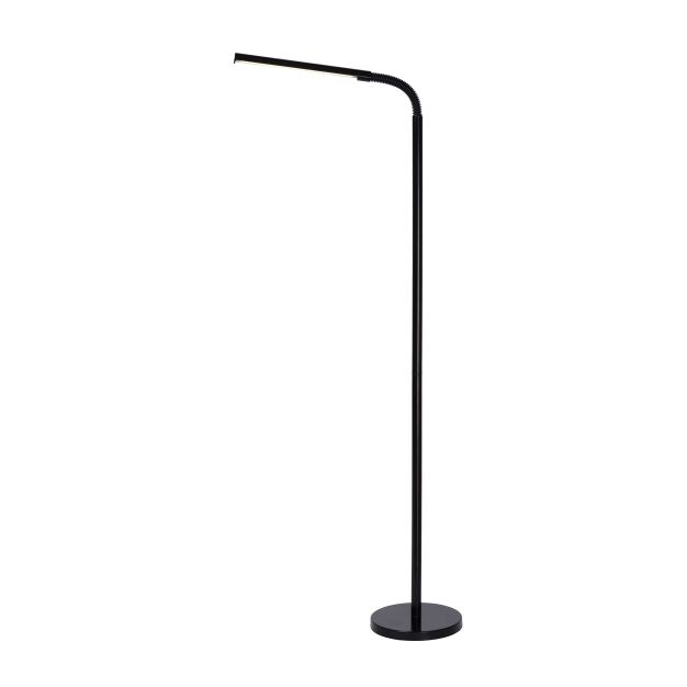 Lucide Gilly - lampadaire - 153 cm - 5W LED inclus - noir
