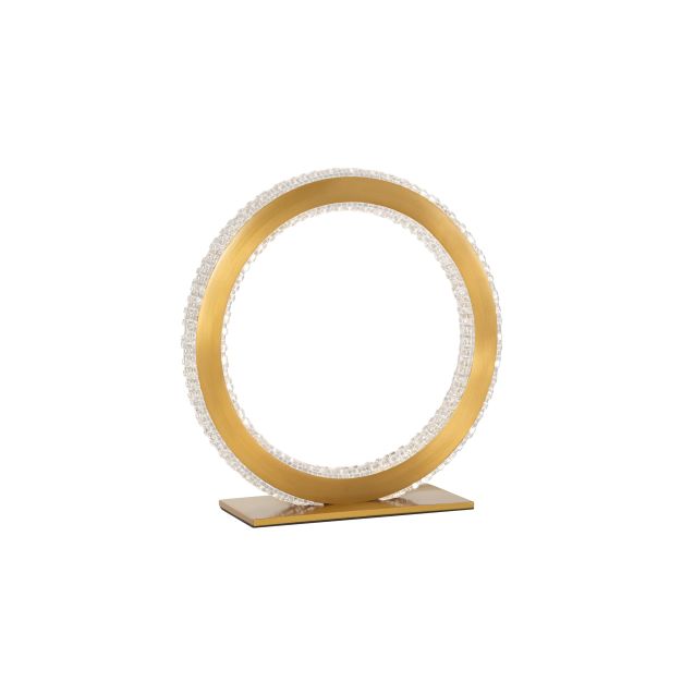 Nova Luce Cilion - lampe à poser - 25 x 7 x 30 cm - 2W LED inclus - laiton doré