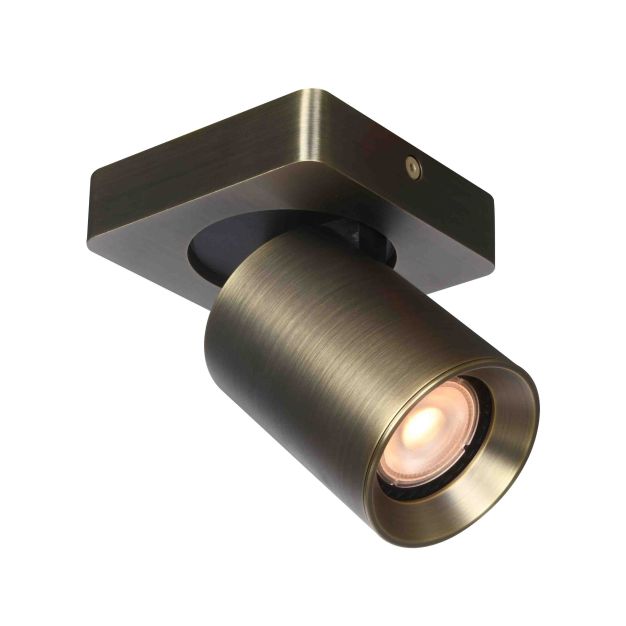 Artdelight Megano - spot encastrable 1L - 10 x 10 x 11,5 cm - bronze antique