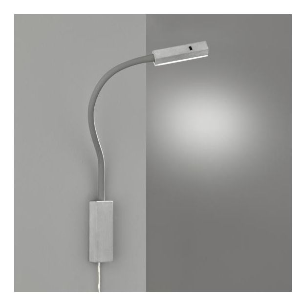 Fischer & Honsel Raik - applique murale avec contrôle gestuel - 4 x 4 x 57 cm - 5W LED inclus - gris