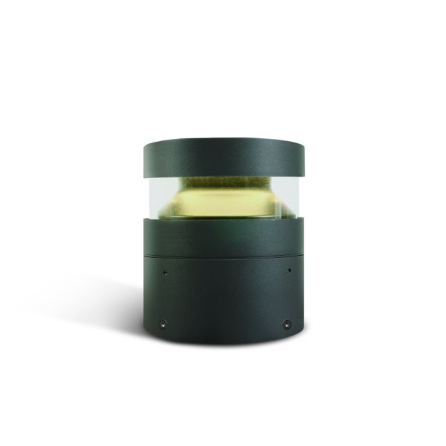 ONE Light Project Bollard - lampe de jardin - Ø 16 x 20 cm - 20W LED inclus - IP65 - anthracite - couleur de lumière blanc chaud