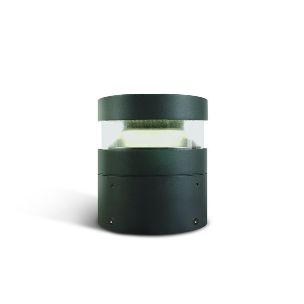 ONE Light Project Bollard - lampe de jardin - Ø 16 x 20 cm - 20W LED inclus - IP65 - anthracite - couleur de lumière blanche