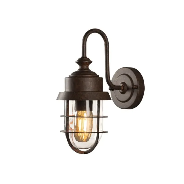 Konstsmide Cerignola - applique murale extérieure - 14 x 31 x 21,5 cm - IP44 - bronze