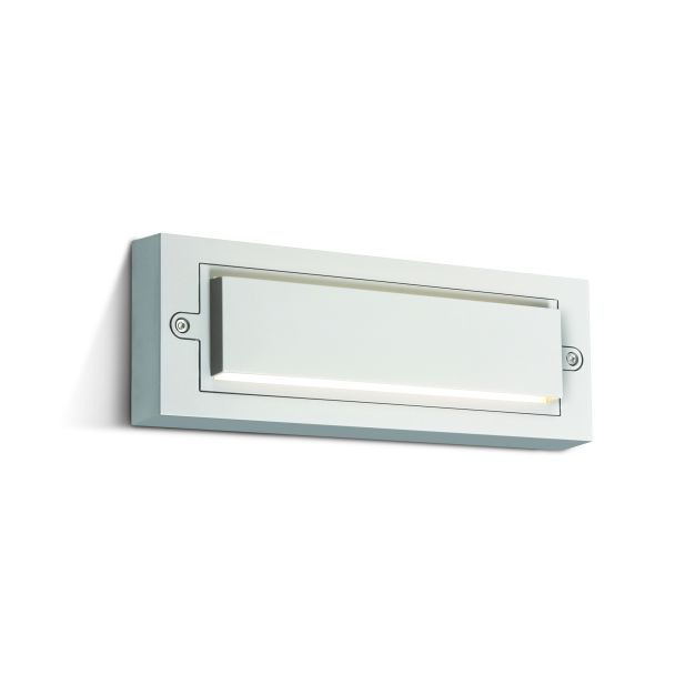 ONE Light Outdoor Wall Bricks II - applique murale extérieure - 25,5 x 9 x 4 cm - 6W LED inclus - IP65 - blanc