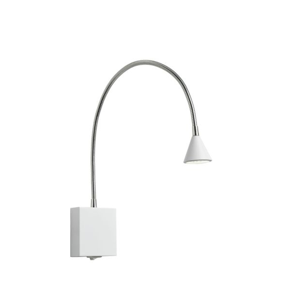 Lucide Buddy - applique murale - 8 x 8 x 60 cm - 3W LED inclus - blanc