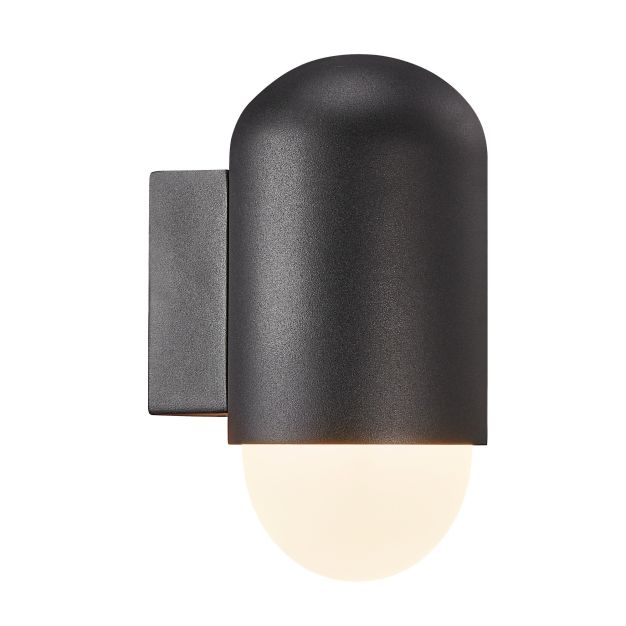 Nordlux Heka - applique murale extérieure - Ø 10,6 x 21,6 x 13,8 cm - IP54 - noir