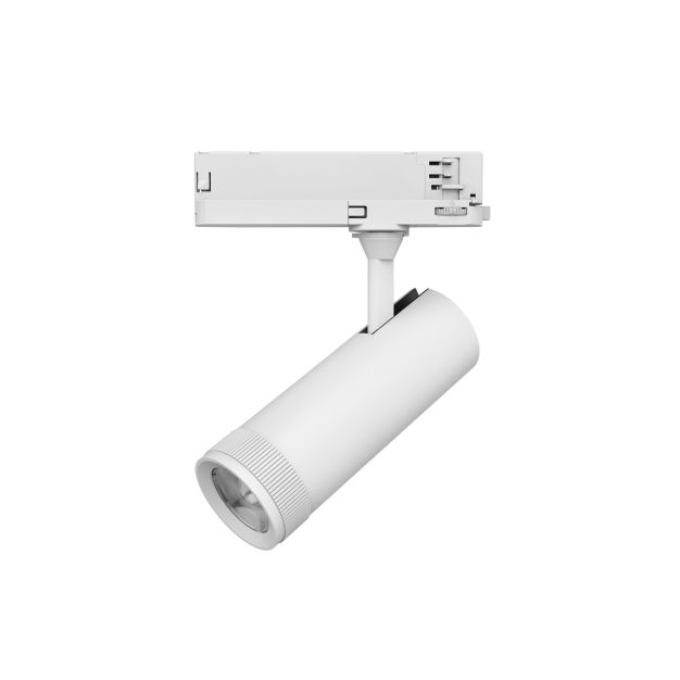 Nova Luce Kors - Spot sur rail triphasé - Ø 6 x 17 cm - 20W LED inclus - blanc sable