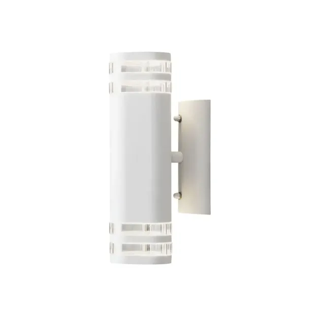 Konstsmide Modena Double - applique murale extérieure - 8,5 x 14,5 x 30 cm - IP44 - blanc