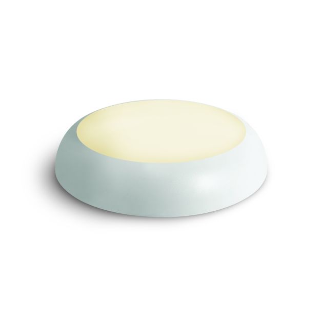 ONE Light - plafonnier d'extérieur - Ø 34 x 9,5 cm - 15W LED inclus - IP65 - blanc