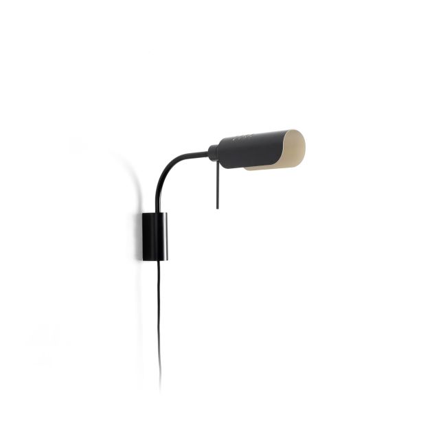 Faro Martinica S - applique murale avec interrupteur - 47.2 x 8 cm - noire