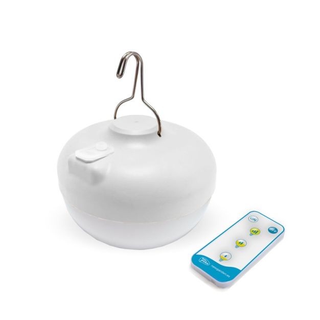New Garden Cherry - source lumineuse portable rechargeable avec télécommande - Ø 11 x 9 cm - 8,5W LED inclus - IP54 - blanc
