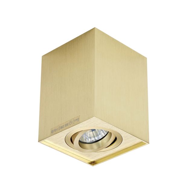 Zuma Line Quadro - spot en saillie 1L - 9 x 12 cm - or brossé