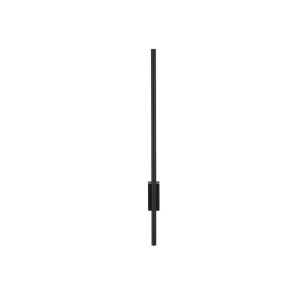 Nova Luce Tien - applique murale - 8,3 x 1,5 x 60 cm - 10W LED inclus - noir sable